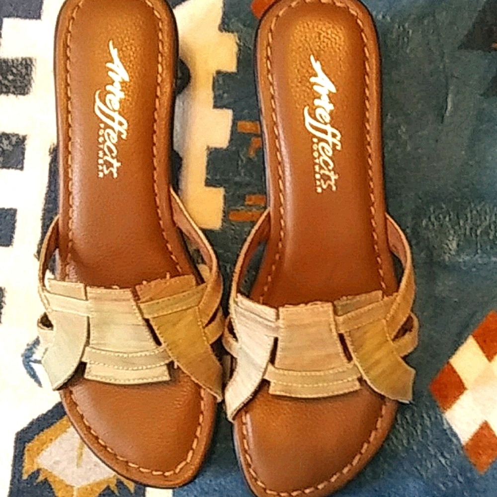 Artefacts Size 8 1/2 Brown Leather Shoes w…